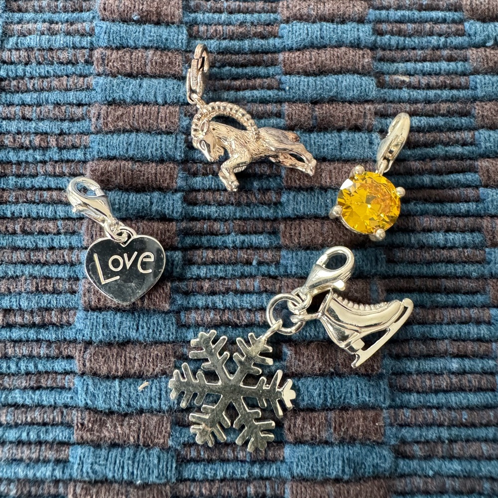 Thomas Sabo Silver Charms-set of 4